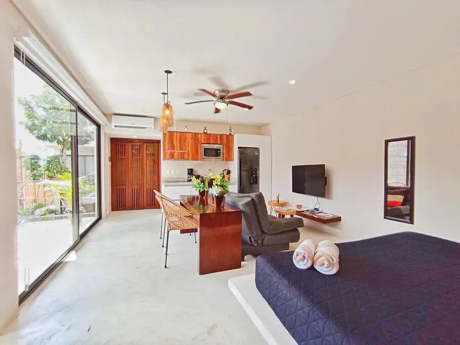 アパート Saskab 10 Lovely 2Br Ph, Minutes From The Sea & Downtown! トゥルム